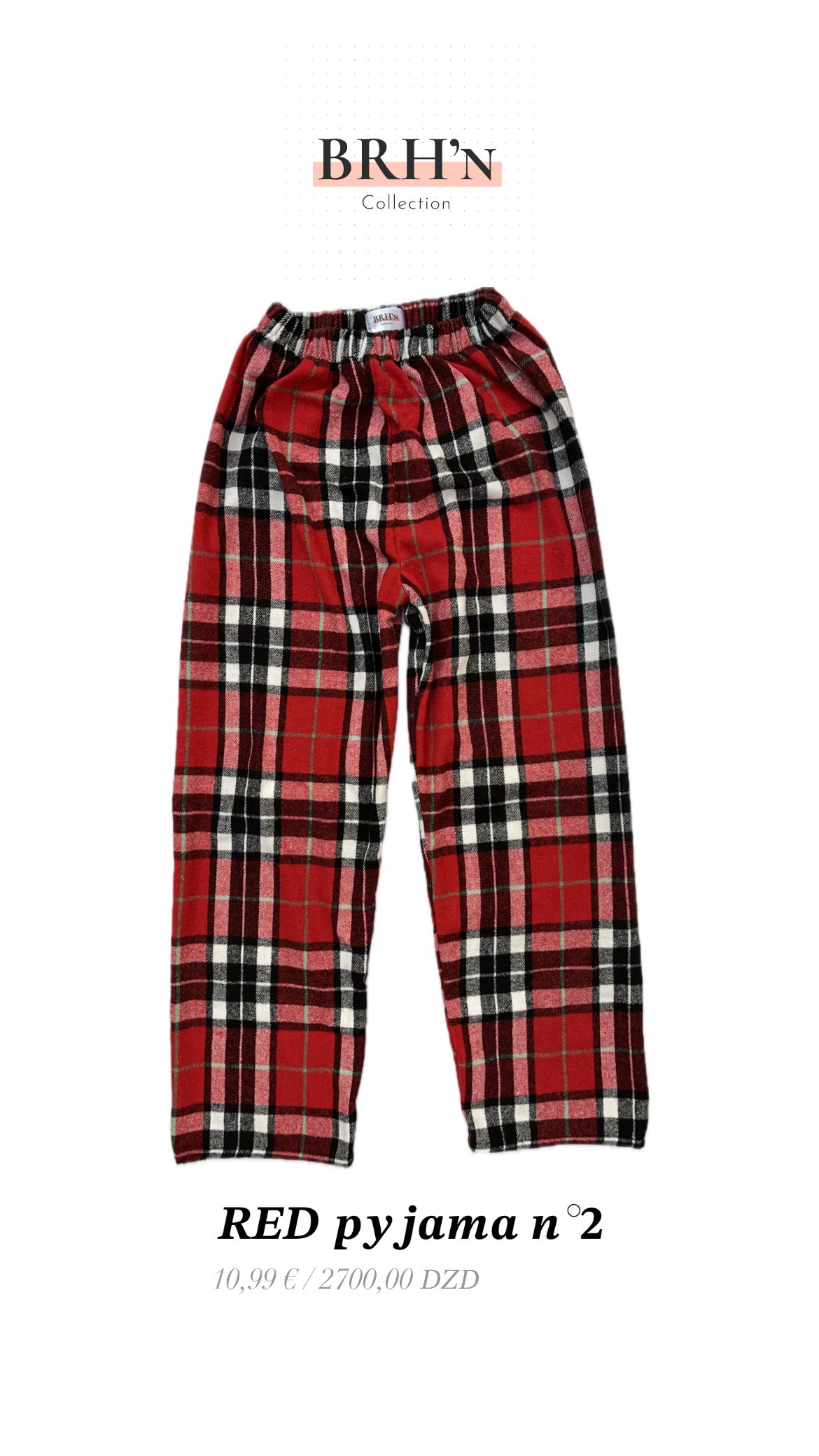 BRH’N red pyjama n°2