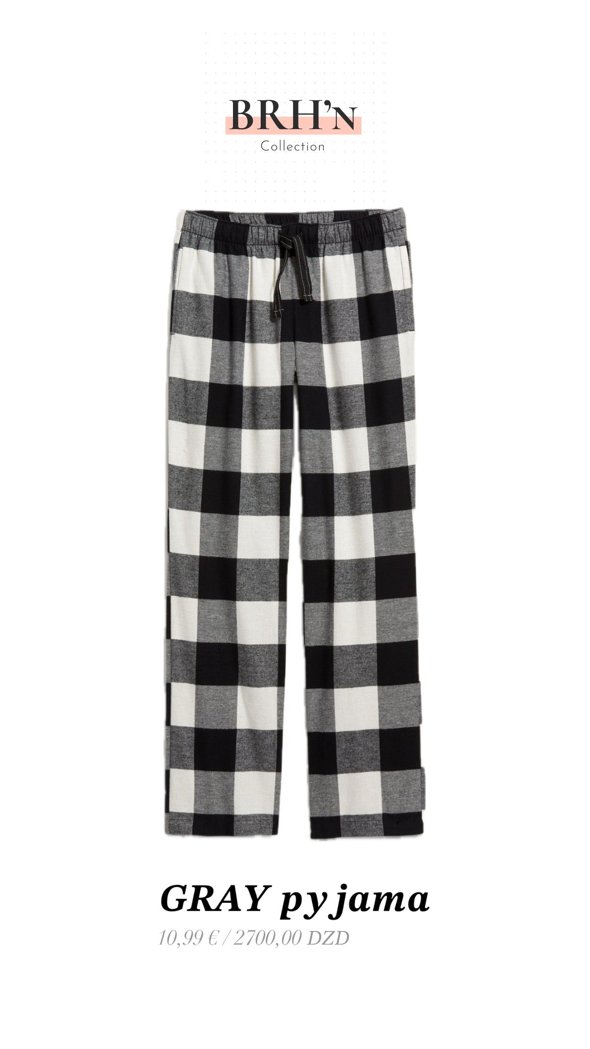 BRH’N gray pyjama