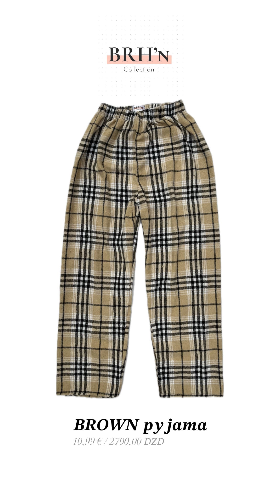 BRH’N brown pyjama
